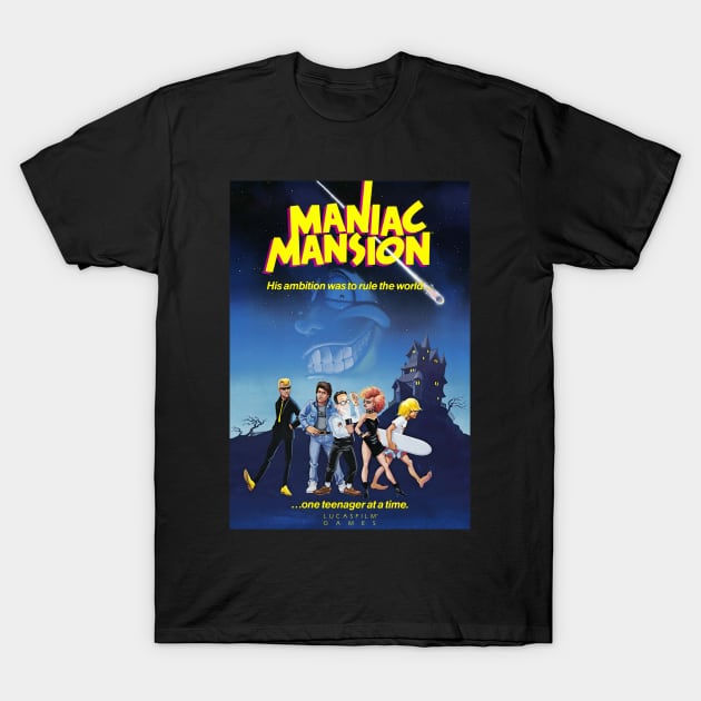 Maniac Mansion T-Shirt by Retro8Bit Fashion Store